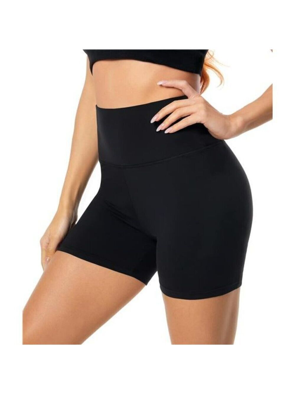 FULLSOFT High Waisted Biker Shorts Tummy Control Yoga Gym Workout Shorts